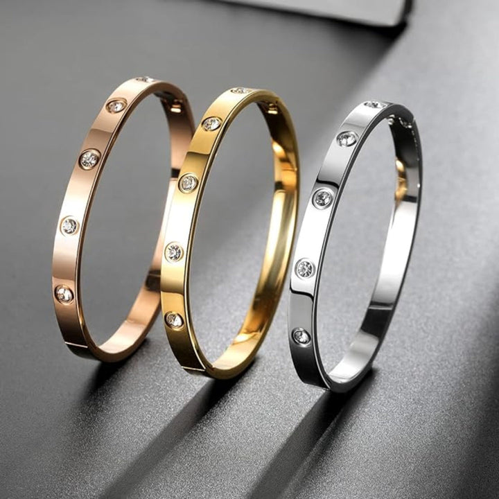 BRACCIALE ETERNITY LINK CON ZIRCONI