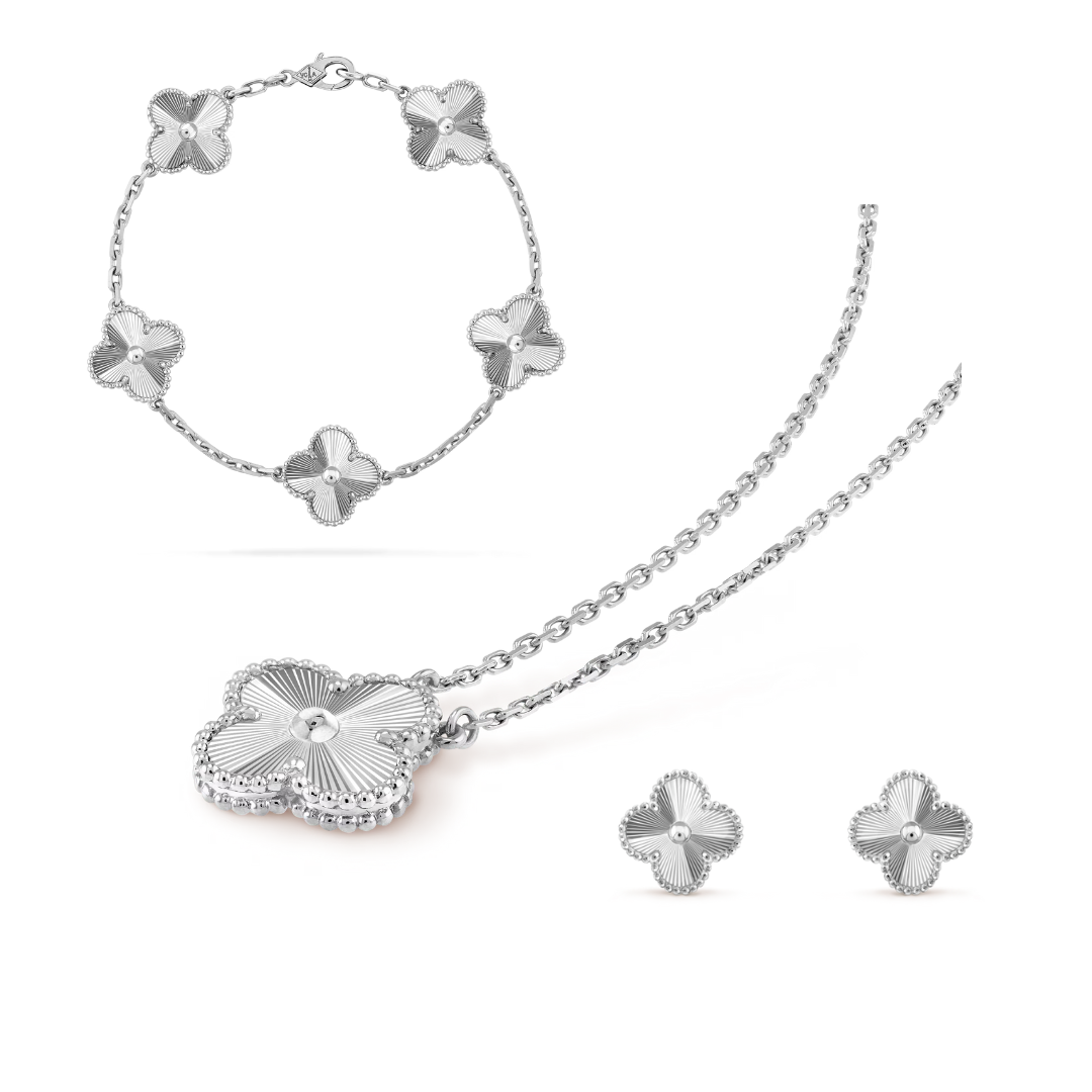 CELESTE TRIFOGLIO SET | ARGENTO