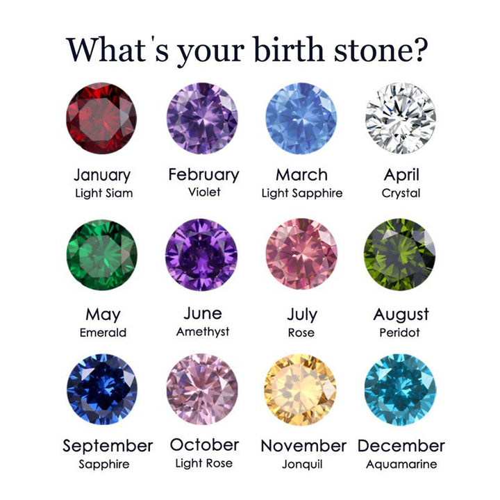 Anello Amelia Birthstone Stacker