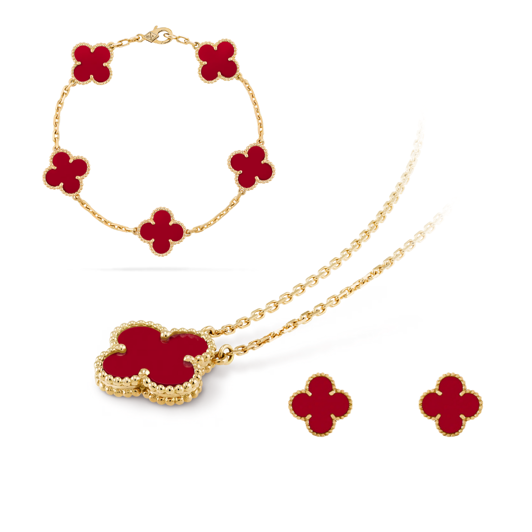 CELESTE TRIFOGLIO SET | ROSSO