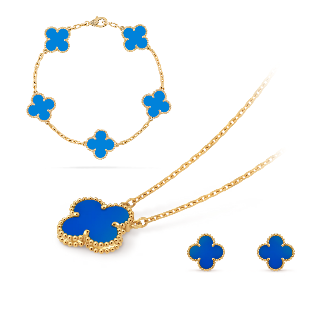 CELESTE TRIFOGLIO SET | BLU