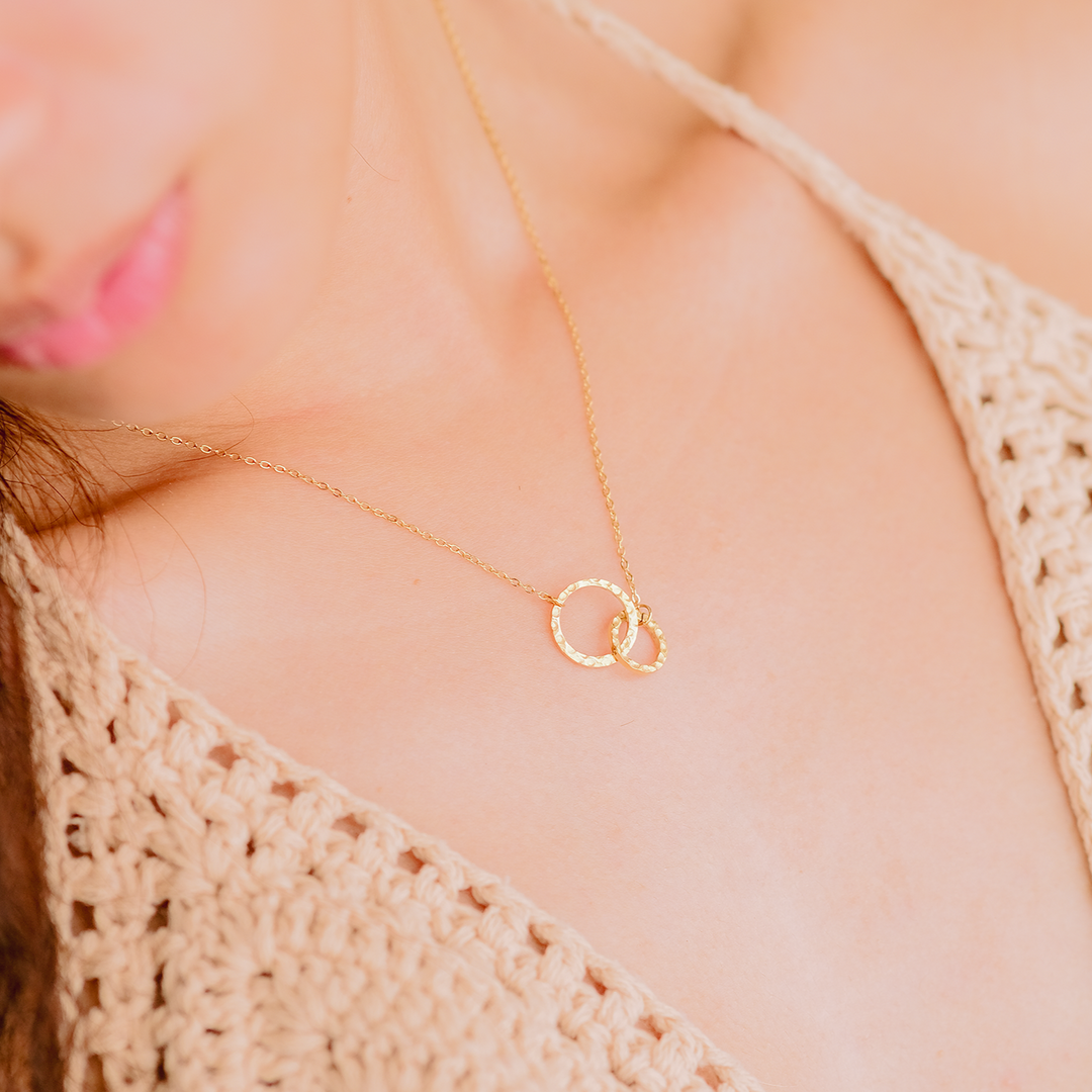 Isabelle Gold Hoop Necklace