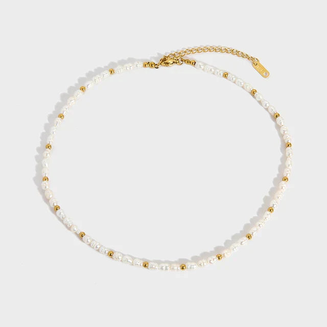 Aloha Pearl and Gold Choker