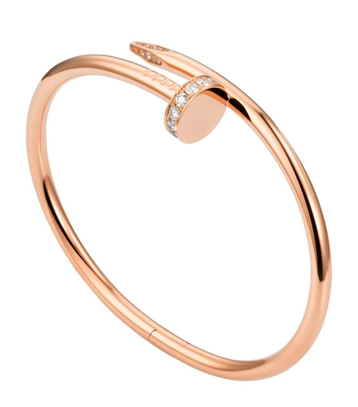 SPIJKER Bracciale elegante con zircone | Oro rosa